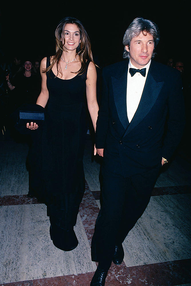 Crawford steps out with Richard Gere in 1994.