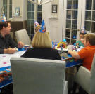 Will's birthday was just before Bill and Jen went to China to pick him up, so they wanted to have a special belated birthday celebration. |