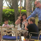 Lunch time at the beach. |