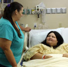 Christina's mother is anxious to leave her in the hospital, but Dr. Nowzaradan orders a separation so that Christina can lose the weight she needs in order to have her surgery.