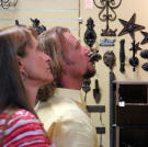 Annie (Christine’s mom), and Kody looking for the perfect gift.