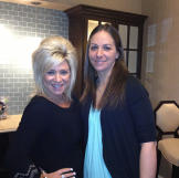 Theresa and contest winner Liz Scuderi.