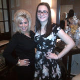 Several lucky Long Island Medium fans won private readings with Theresa Caputo last season. Here Theresa poses with contest winner Rebecca Snyder.