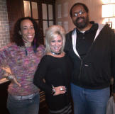 Contest winner Richard Espy and his wife with Theresa Caputo.