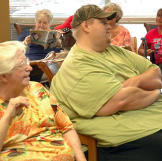 James is 37 years old and weighs 750 pounds. "My mom treats me like I'm helpless," he says. "A lot of people do."