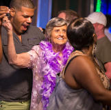 Miss Peggy dances the night away.