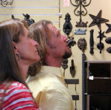 Annie (Christine’s mom), and Kody looking for the perfect gift.