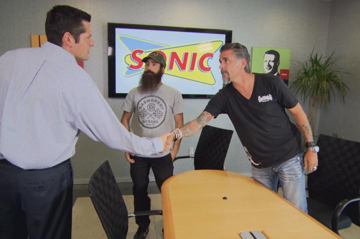 Richard and Aaron at Sonic HQ
