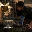 Wild West Guns' head gunsmith Bryan at work.