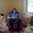 After Lizzie's reaction to her at Matt's party, Iva just wanted to clear the air with her old friend. Since Sam said his sister didn't want to see her, Iva asked him to convey her apology. Later, Iva brought her best peace offering in the form of a baby blanket, and Lizzie welcomed her into her home. Iva chose to become a Mennonite so she could marry her fiance Sam.
