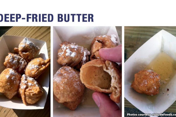 It may seem like a strange concept at first. But we all know that butter is good on pretty much everything, right? So go ahead. Try this at home. Just wear something you don't mind butter dripping all over because an overzealous bite will send it squirting everywhere.