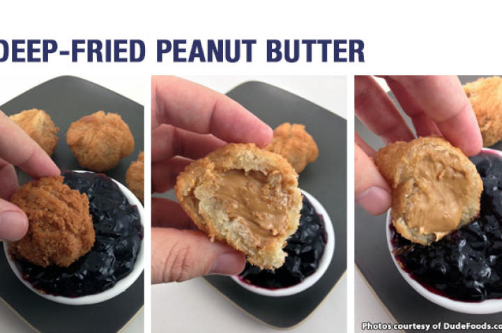 Fried peanut butter, you ask? Would that even be good, you wonder? Yes. Yes, it is.