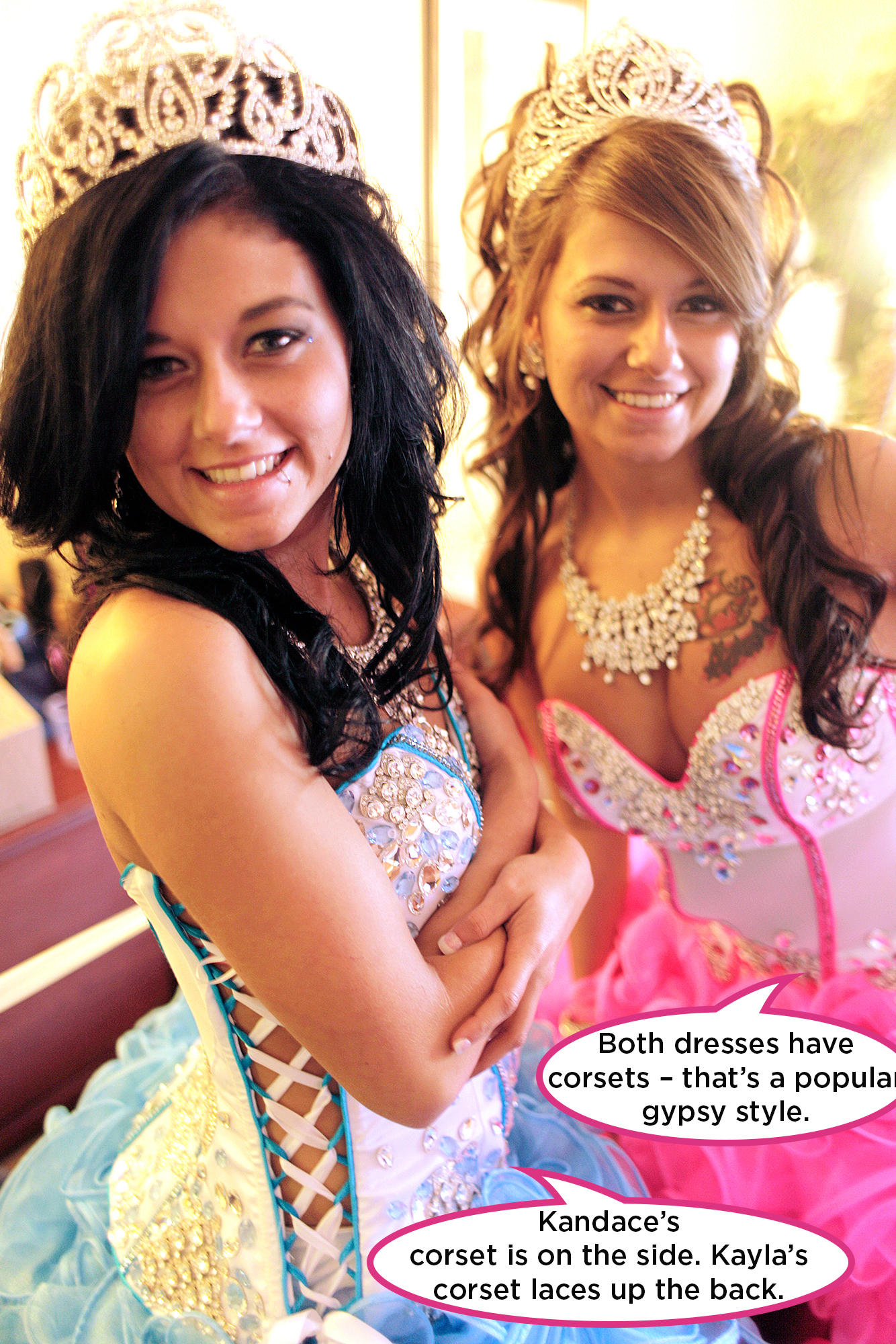 Kandace And Kayla S Bridal Bling Pop Up Pictures My Big
