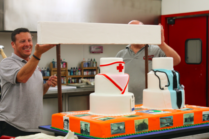 St. Barnabus Hospital Cake