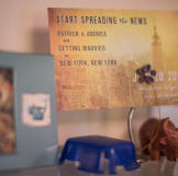 Patrick and Andrea's save-the-dates were based on a lyrics from Frank Sinatra's famous song "Theme From New York, New York."