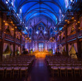 Andrea and Patrick's wedding took place at the Angel Orensanz Foundation for Contemporary Art in New York City.