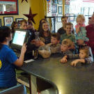 The Duggars head out for a family pizza dinner.