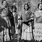 These are Gitano women, gypsies from southern Spain, photographed around 1930.