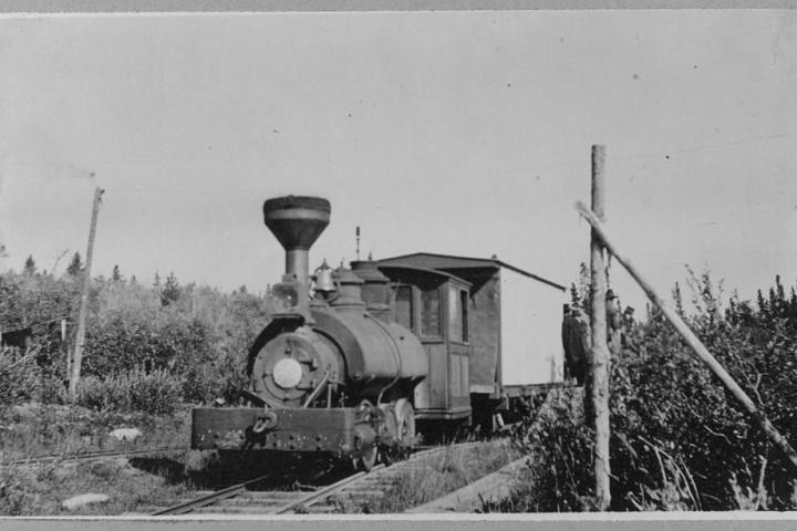 Train bound for Atlin, British Columbia