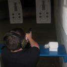 Bill embraces his new Texas lifestyle and takes aim at the Shiloh Shooting Range in Houston. He may be under four feet tall, but he's packing heat!