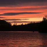 An Alaskan sunset is a majestic sight to behold.