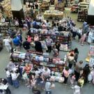 Lines stretch around the store to see the Duggar family on their book tour.