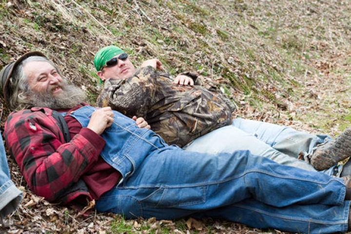 Huckleberry likes his naps. He and Buck take advantage of some down time.