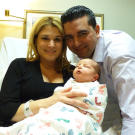 It's a boy! Baby Carlo Salvatore was born February 14, 2011, at 5:11 p.m., weighing 7 lbs. 3 oz. and 20 inches long.