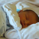 Nothing more peaceful than watching a precious newborn fast asleep.