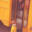 Bill's first day at kindergarten.