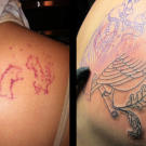 Megan Massacre gives Margie's unfortunate squirrel tattoo an update.