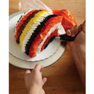 When you're done, the back of your turkey should have a colorful tail of plumage!