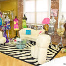 Sondra's shop is as colorful and vibrant as her clientele!