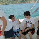 Matt Roloff with his sons Jeremy, Zach and Jacob.