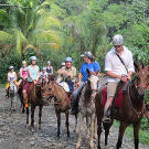 A trail ride gives the Roloffs a new perspective of the jungle.