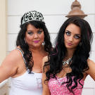 Mother and daughter Louann and Priscilla on Louann's wedding day.