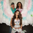 Jackie D. and her proud, doting parents.