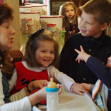 Kelly Jo, Ellie Bridget, Jackson, and Judson Bates.