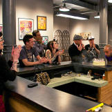 The NY Ink cast celebrating Billy Decola's birthday.