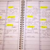 Wooster Street Social Club's appointments schedule.