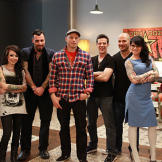 The cast of NY Ink.