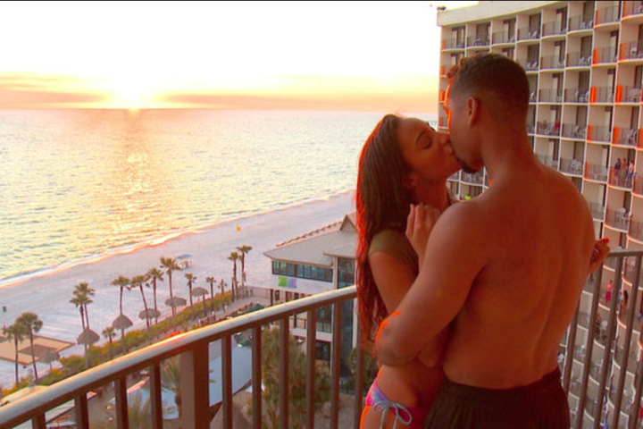 Chantel and Pedro share a kiss