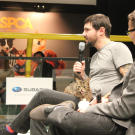 Lil Bub and her dude, Mike Bridavsky, answer questions.