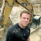 George isn't afraid to get dirty on the Jungle Gold site.