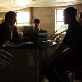 Lebanon Levi (left) is the Amish insider who holds the power and serves as protector of the community for a price. He exists above the law and occupies the role of police, judge and jury.