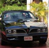 Richard and Aaron in the Bandit Car