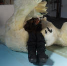 Adam used techniques he learned 20 years ago to build the Tauntaun. He loves that thing.
