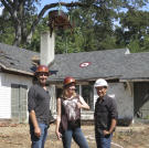 Yes, someone offered their house to Kari, Grant and Tory. Yes, they volunteered it free of charge. And yes, they knew pianos would be dropped onto the roof. (The house was slated for demolition.)