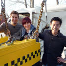 Tory, Kari and Grant posed for a photo during their lunch break on Sept. 29, 2009.