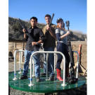 Can a revolver make a merry-go-round revolve? In 2007, Grant, Tory and Kari were on the case of whether this scene from